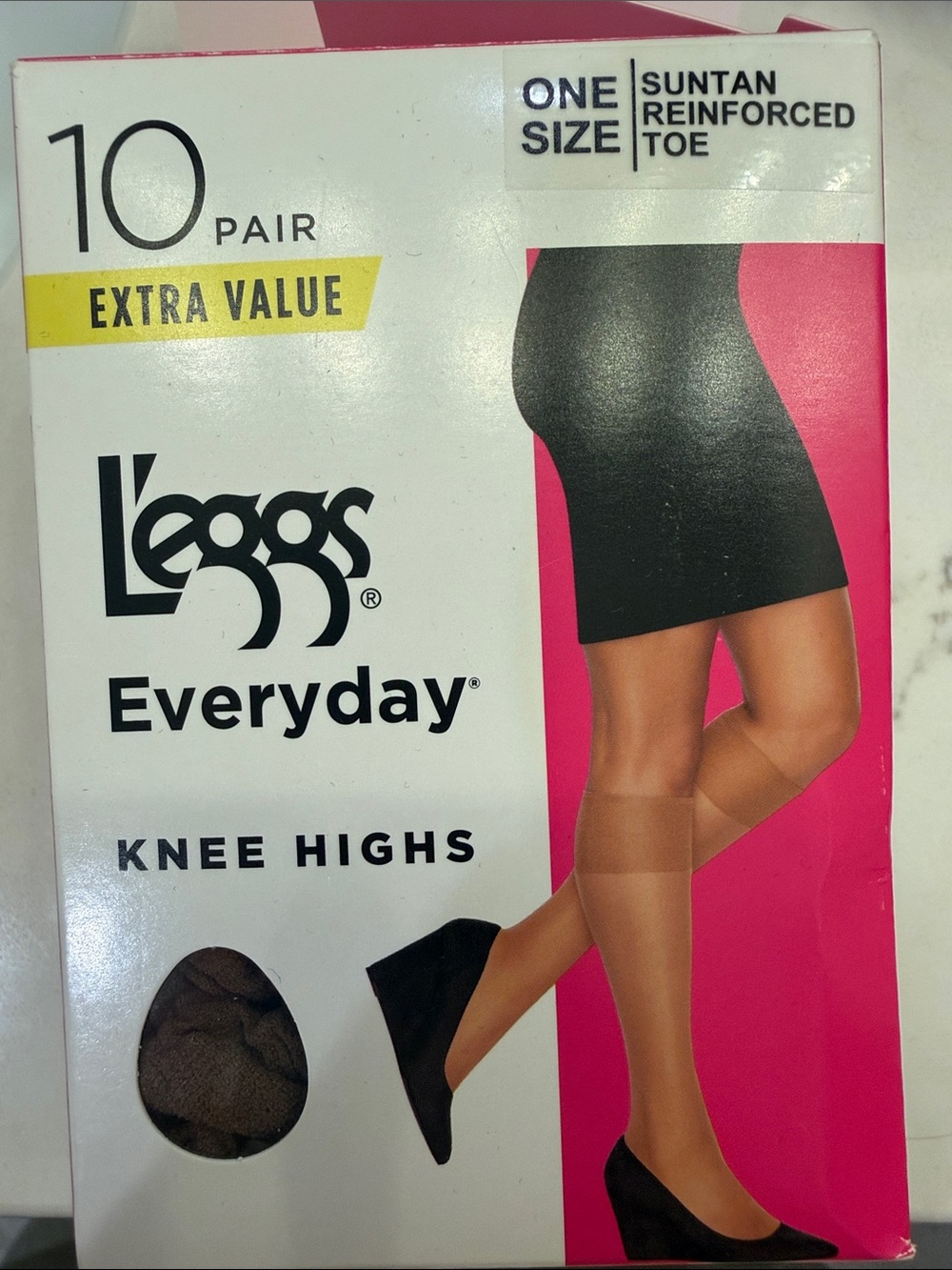 L'eggs Everyday Knee Highs - Suntan